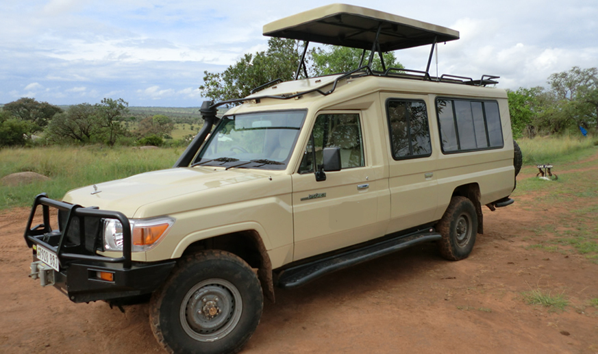 Hire a safari land cruiser in Kenya